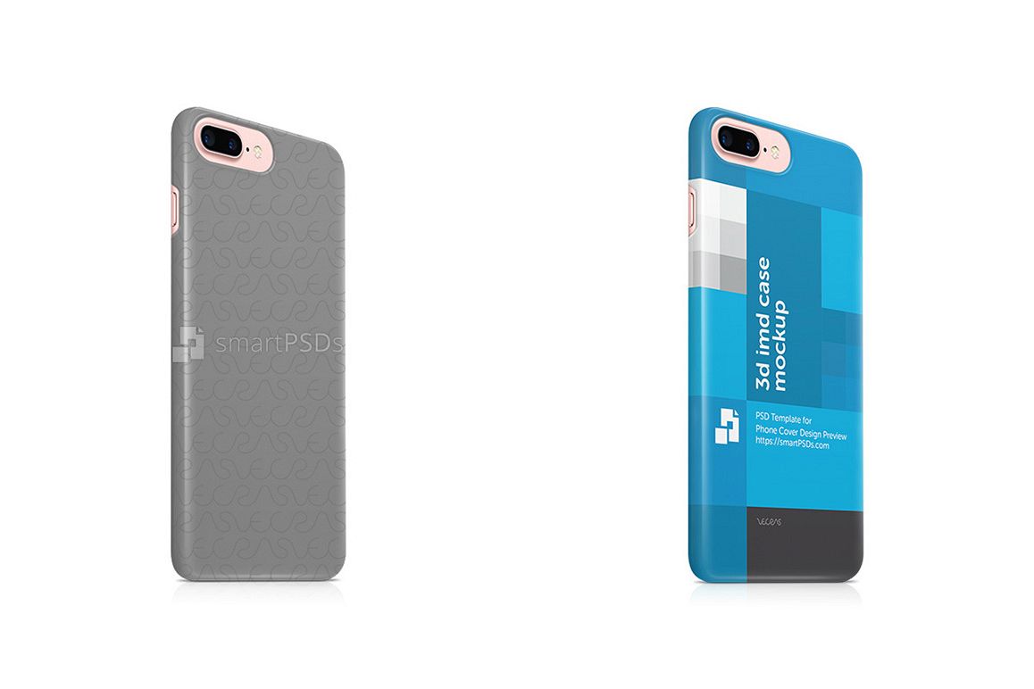 Apple iPhone 7 Plus 3d IMD Mobile Case Design Mockup 2016 example image 1