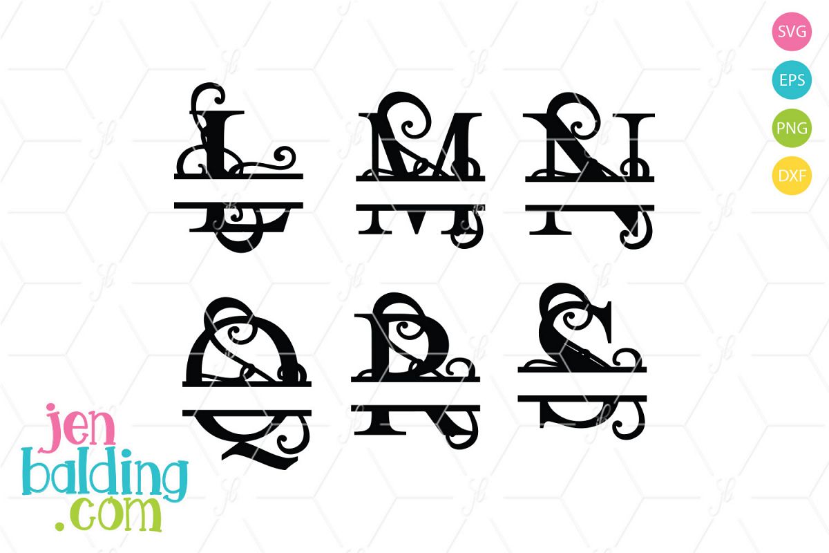 Split Monogram 4 example image 1