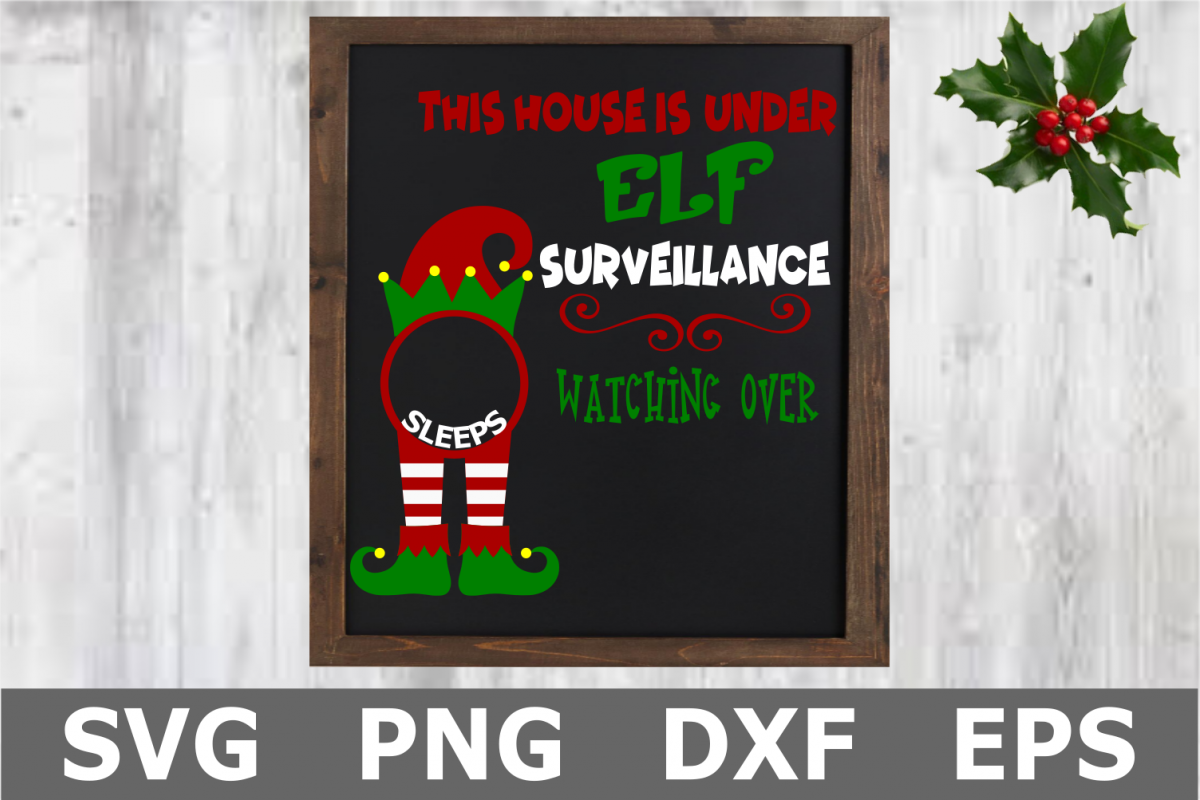 Download Elf Surveillance Countdown- A Christmas SVG Cut File