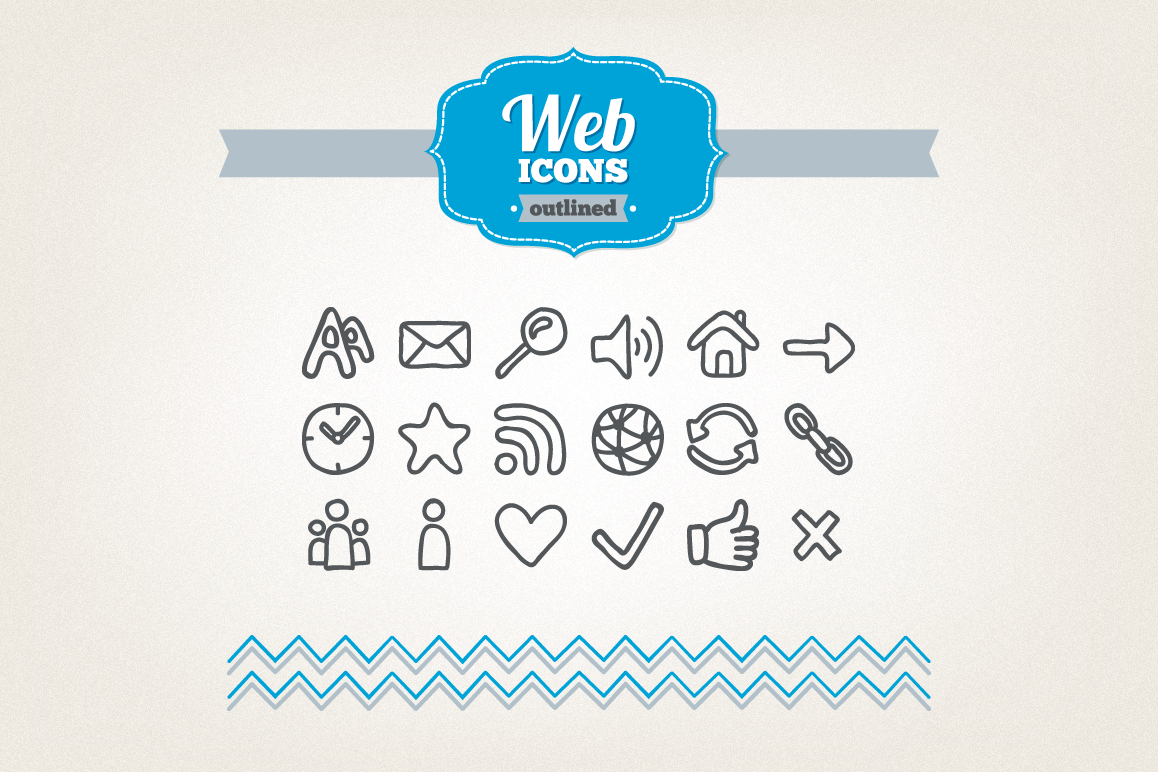 Hand Drawn Web Icons example image 1