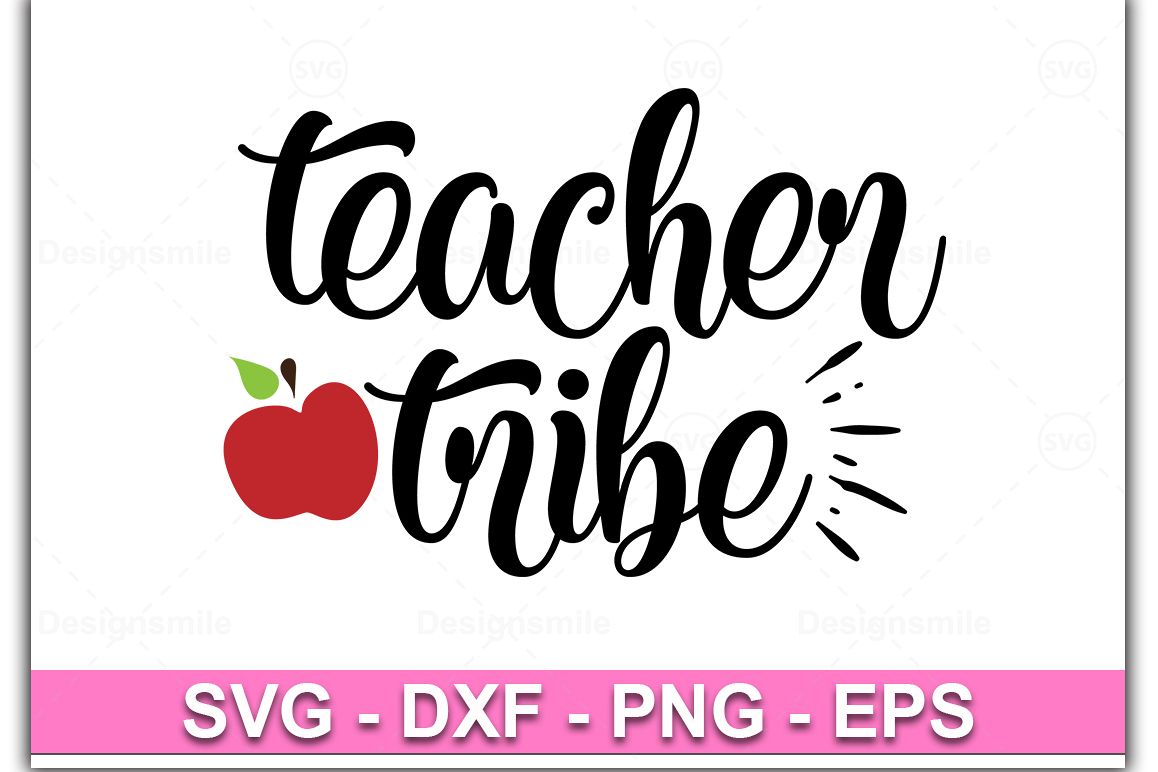 Teacher SVG, Teacher Tribe SVG, Back to School SVG example image 1