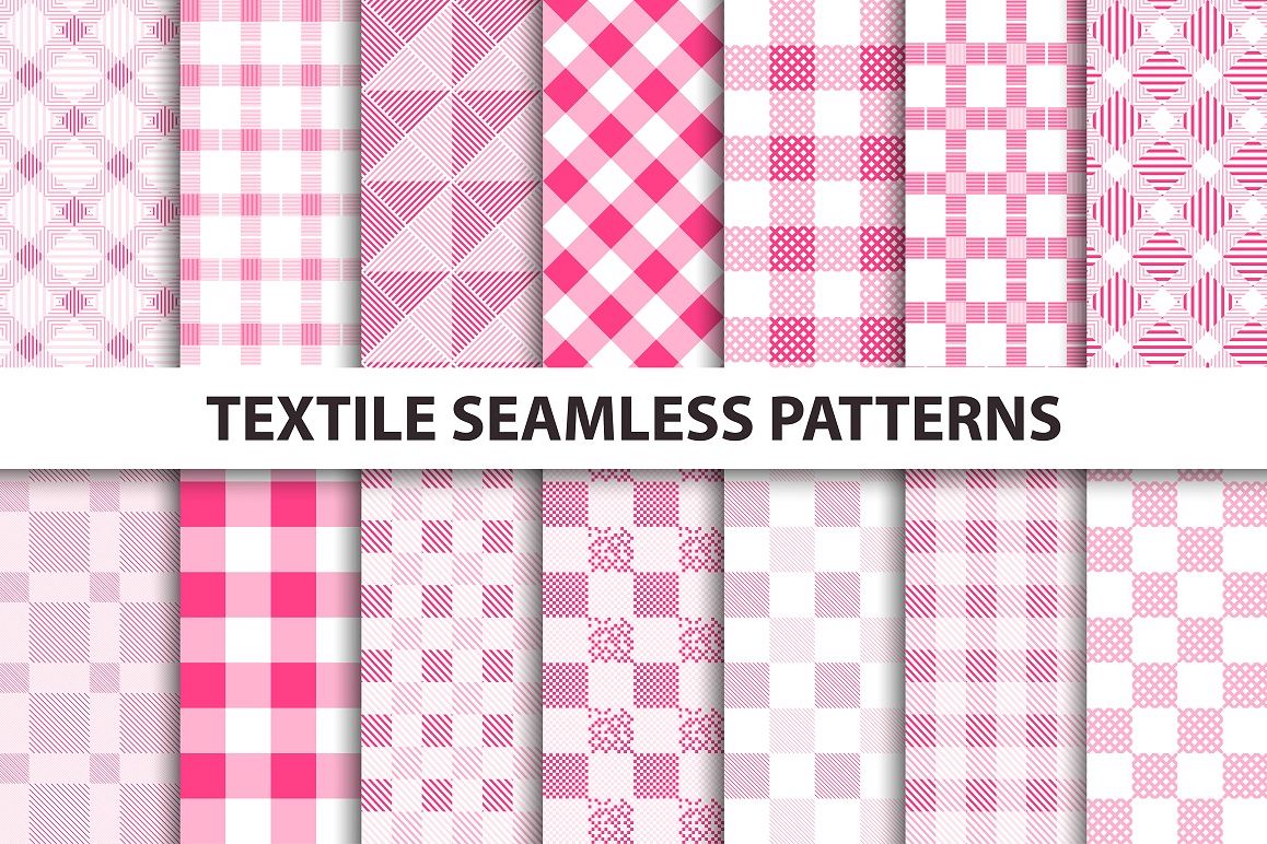 Textile seamless patterns. example image 1