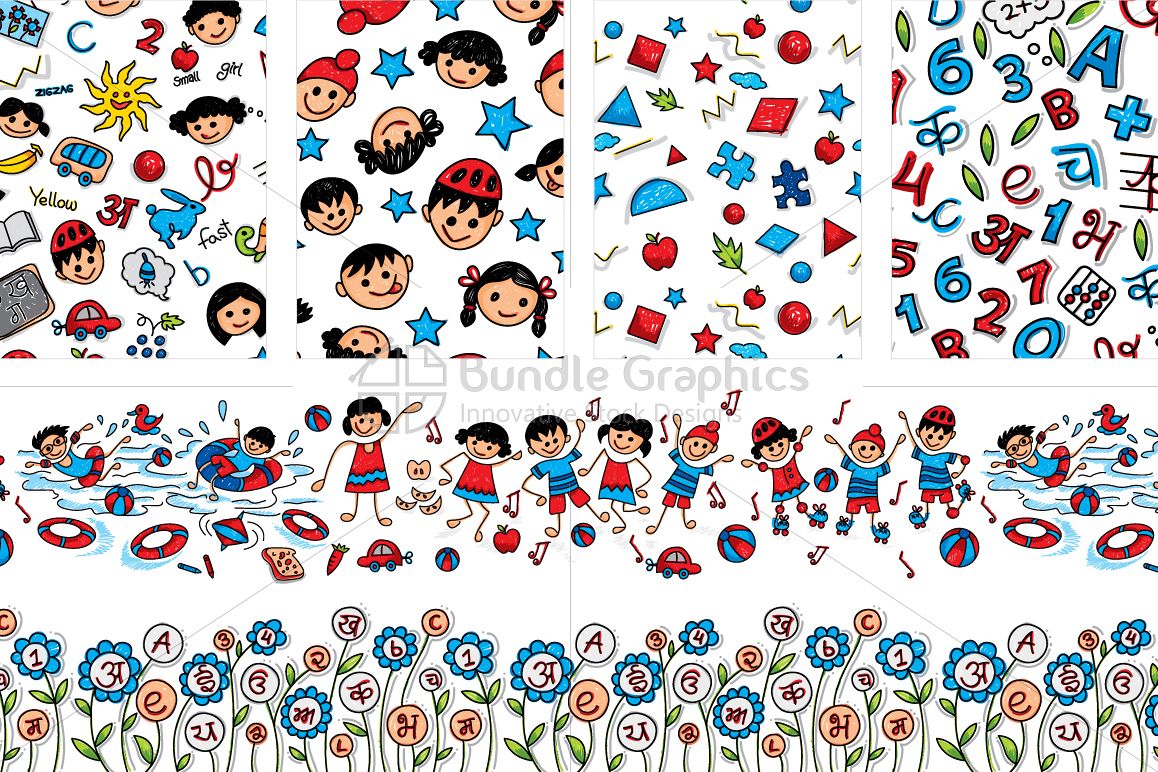 Primary Students Graphical Illustration example image 1