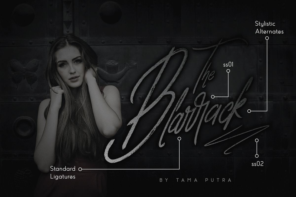 Blarrack Script & Handwritten Font Duo example image 1