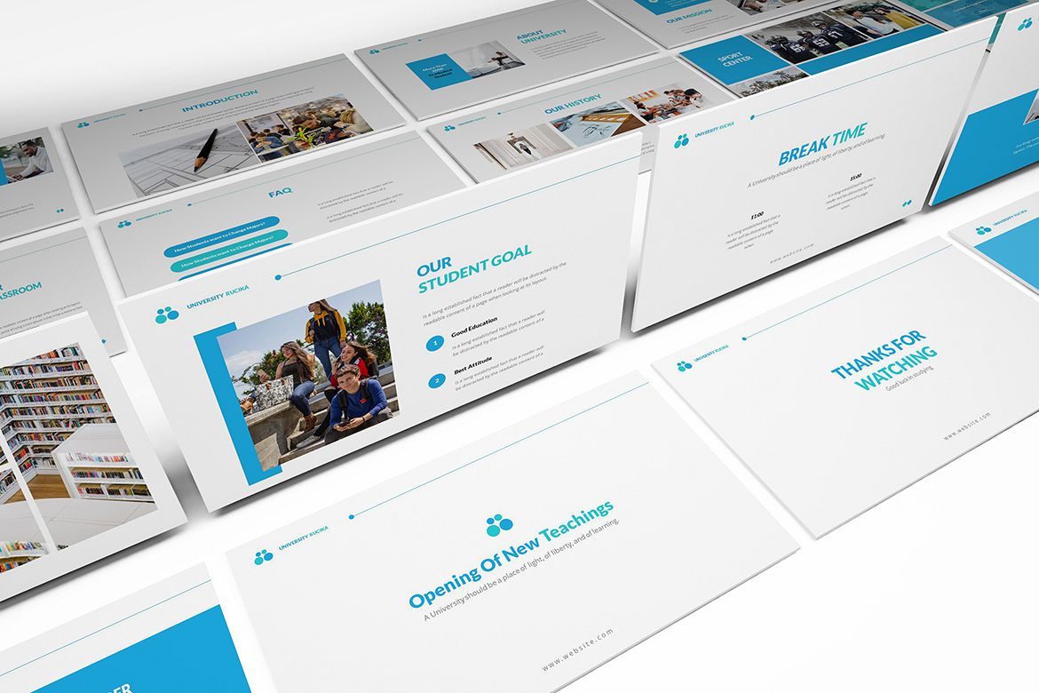 University Powerpoint Template example image 1