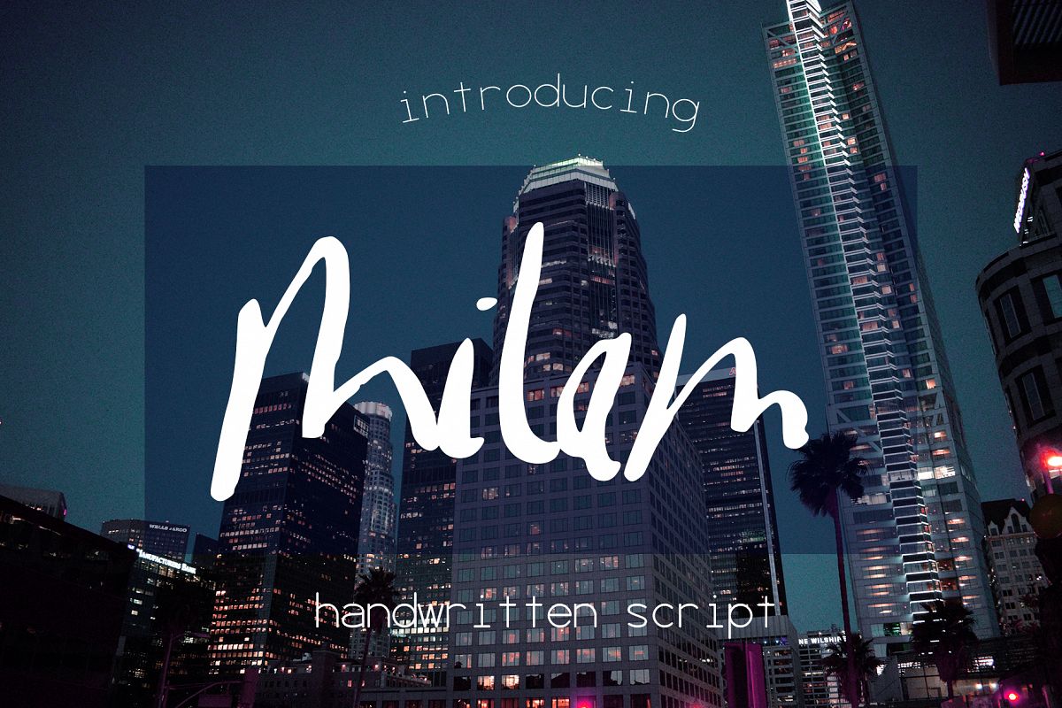 Milam Font example image 1
