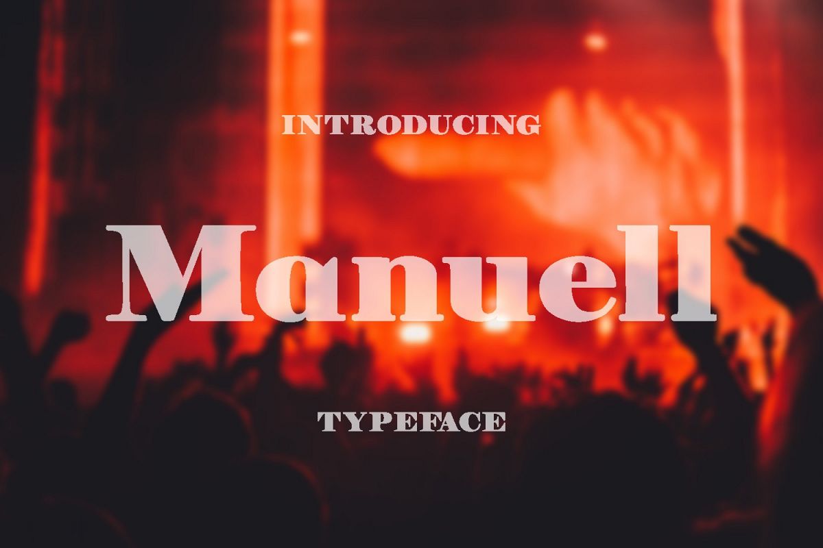 Manuell Font example image 1