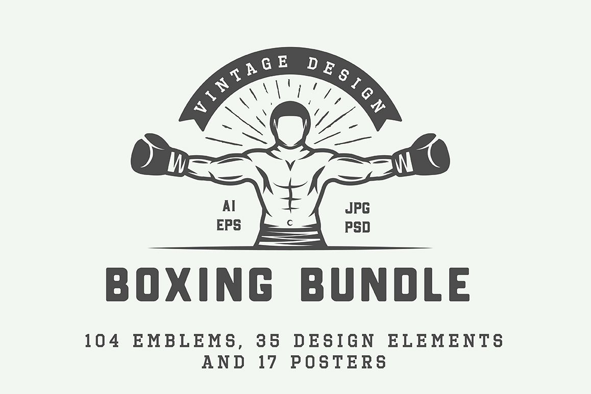 Vintage Boxing Bundle example image 1