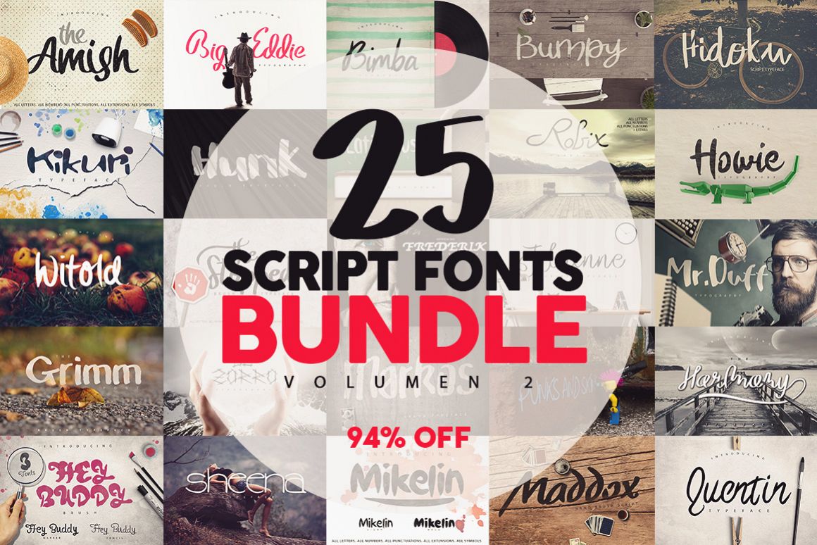 25 Fons Bundles Vol.2 example image 1
