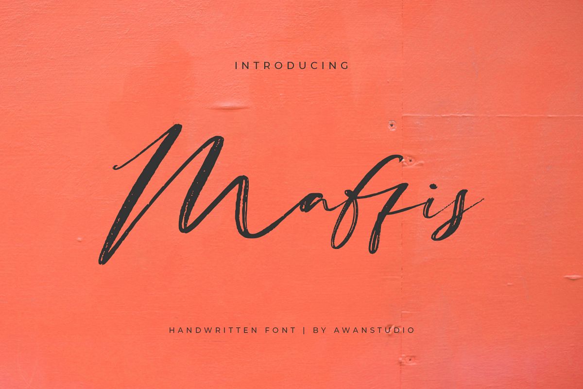 Maffis Handwritten Font example image 1