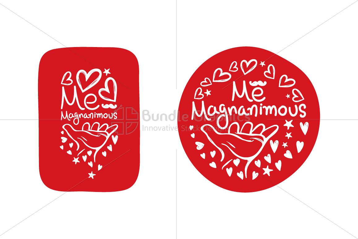 Me Magnanimous - Freehand Calligraphic Design example image 1