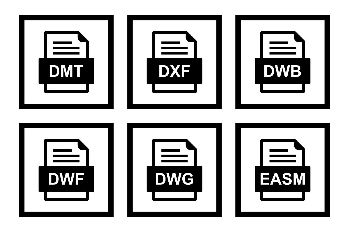 Set Of File Formats Icons example image 1