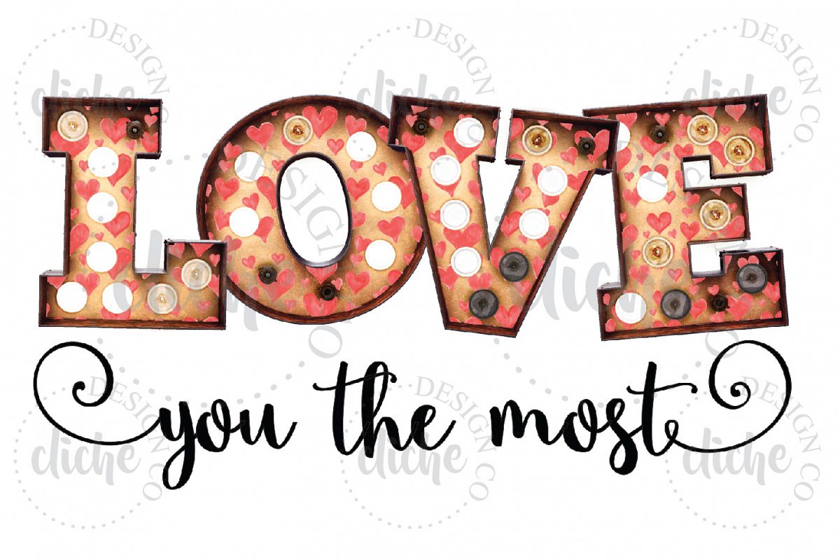 Valentine Sublimation Design example image 1