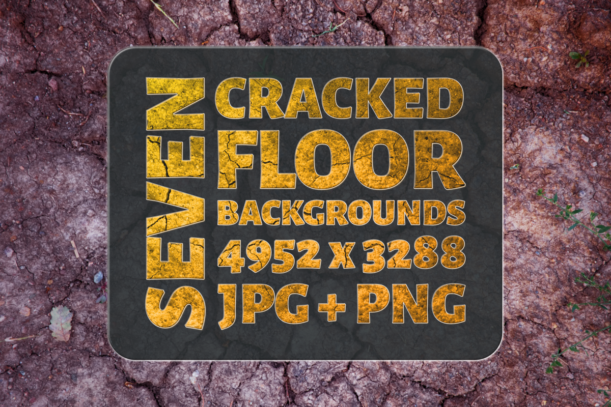 Seven Cracked Floor Backgrounds example image 1