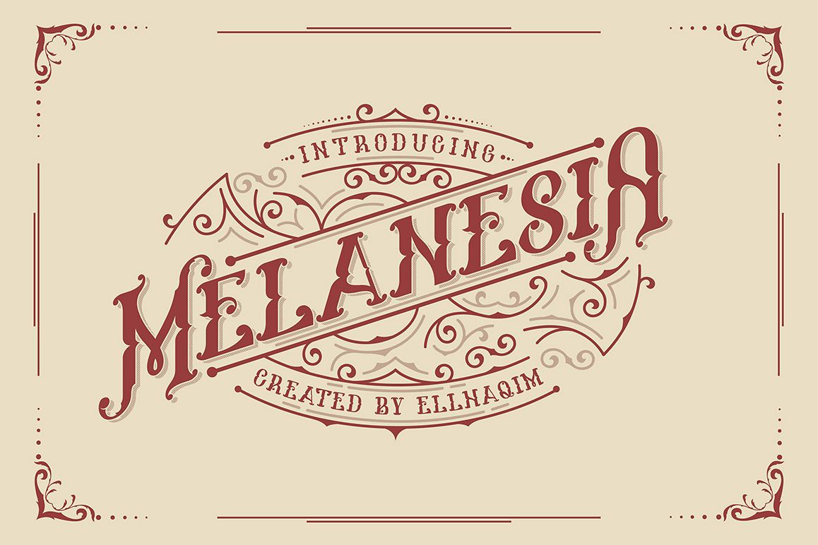 Melanesia Font example image 1