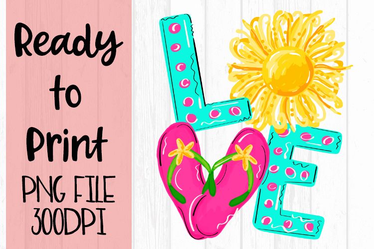 Love Summer Ready to Print example image 1