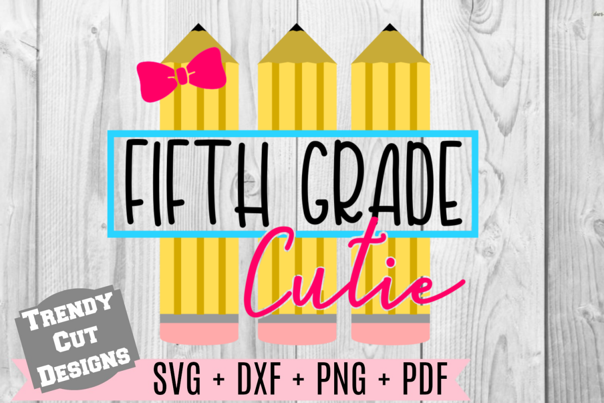 Pencil Fifth Grade Set, Back to School example image 1