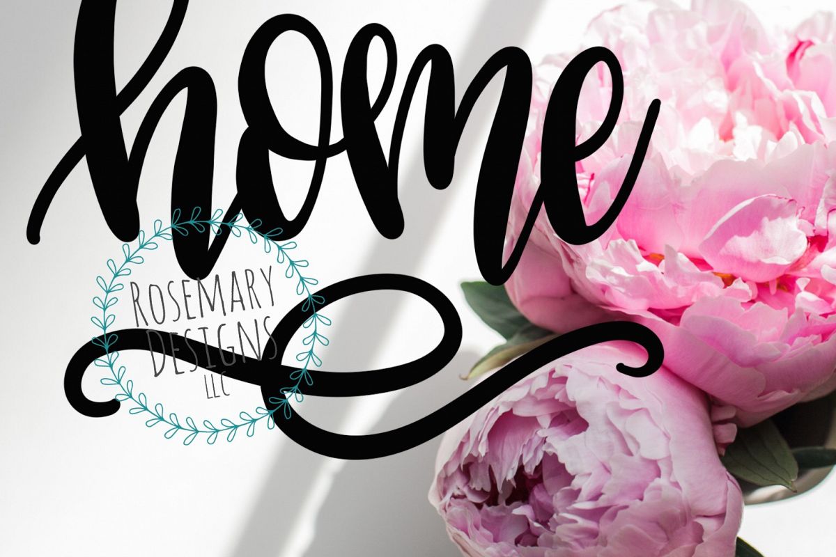 Home - Hand lettered SVG example image 1