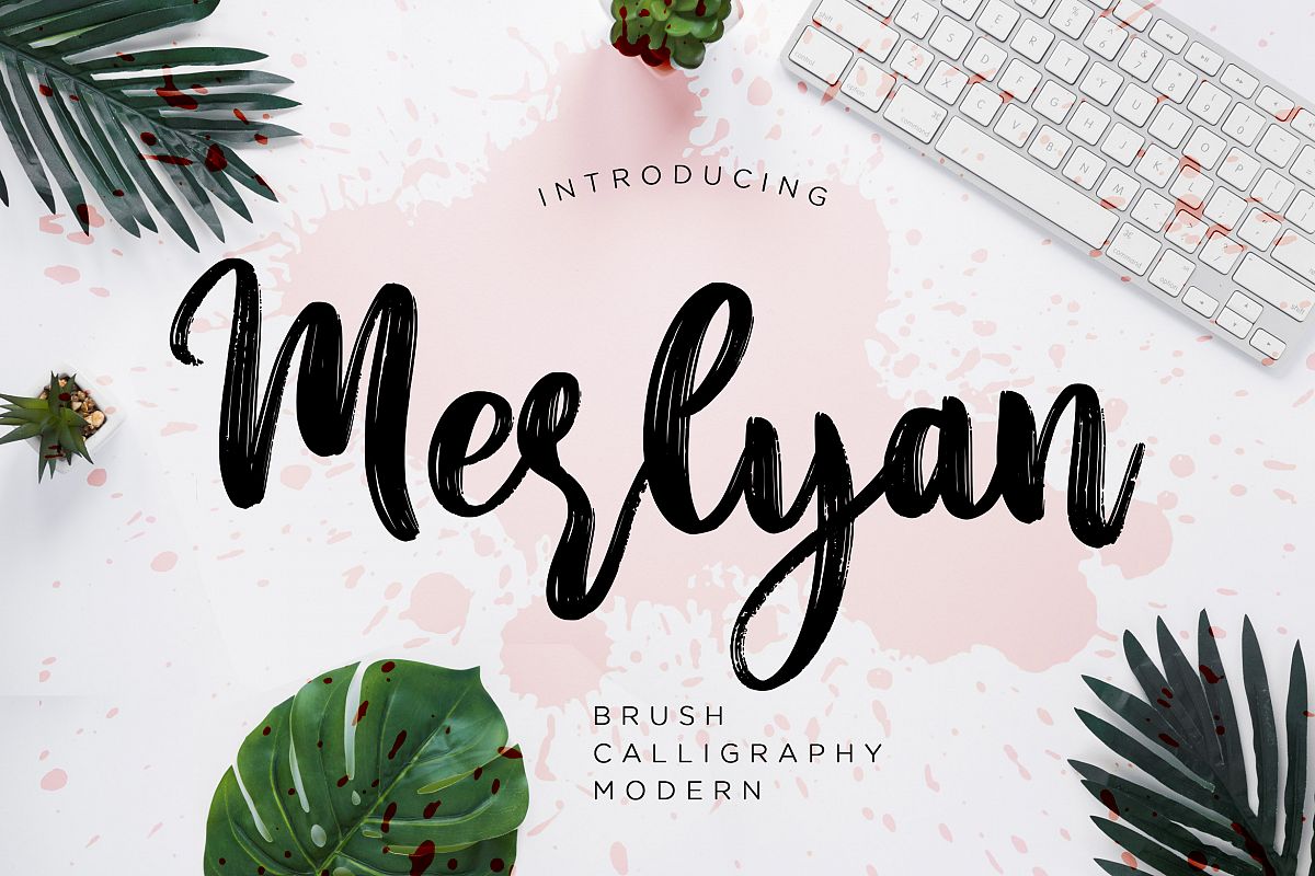 Merlyan Brush Calligraphy example image 1