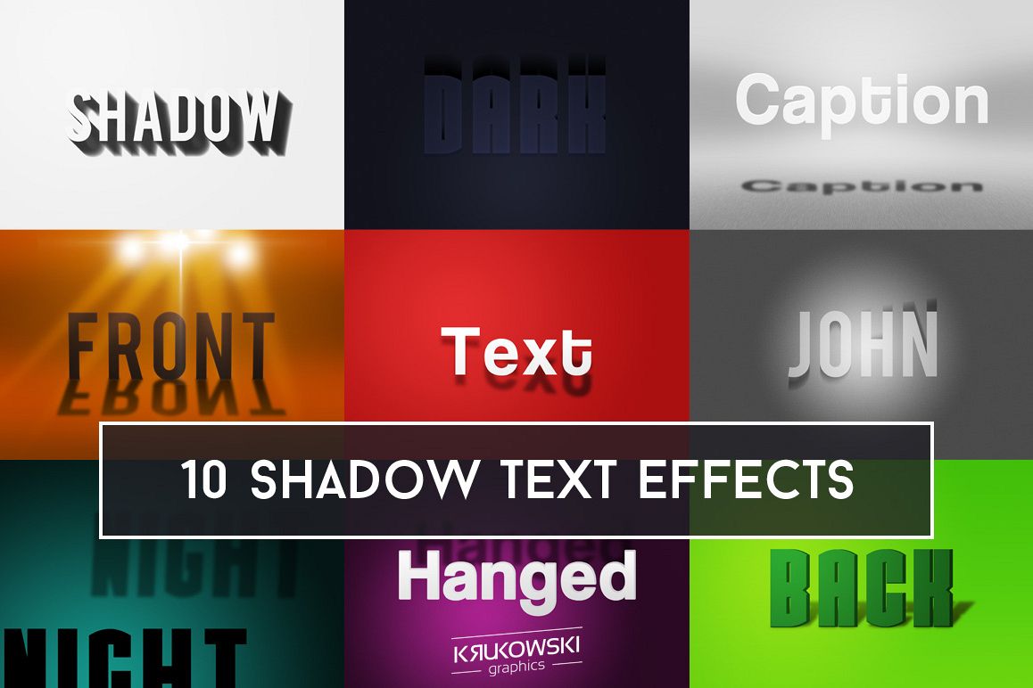 Shadow Text Effect Mockup example image 1