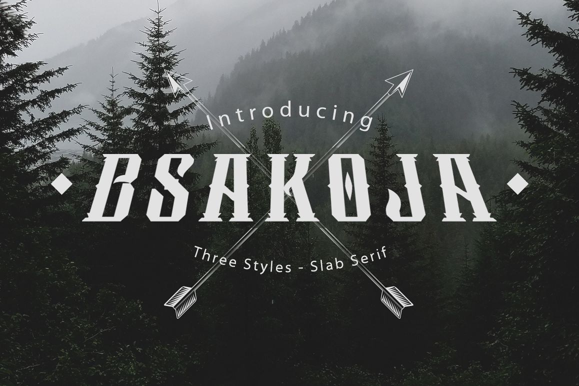 Bsakoja Typeface example image 1