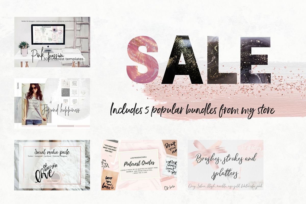 Sale! 5 store bundles example image