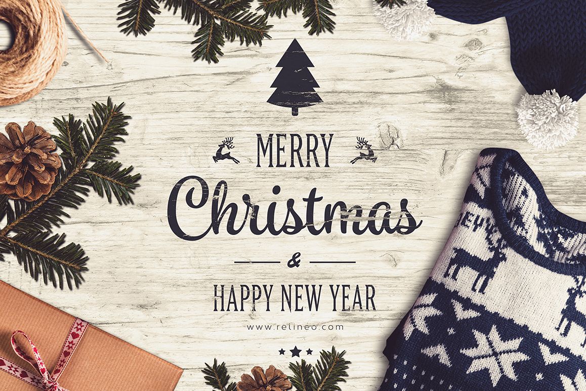 Christmas Scene and Mock-up Creator #3 example image 1