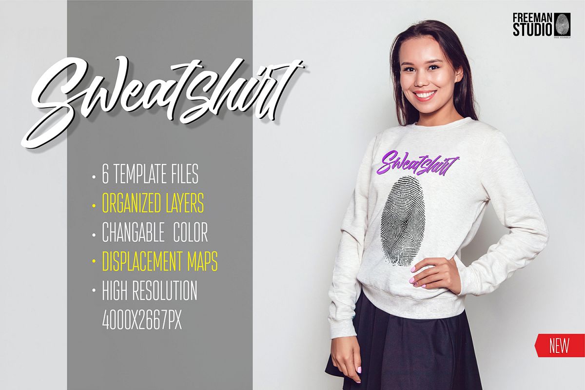 Sweatshirt Mock-Up Vol. 4 example image 1