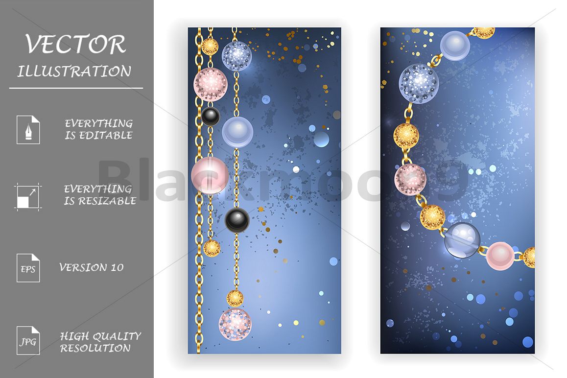 Two Banners with Beads example image 1