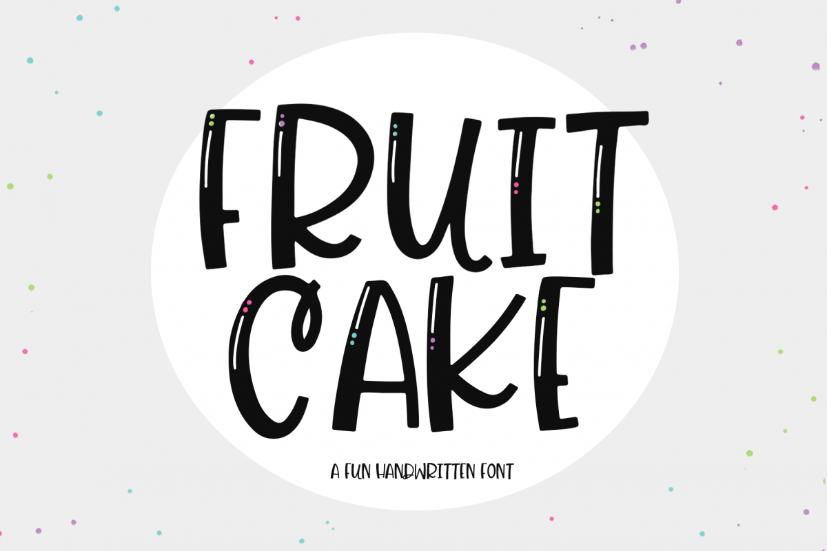 Fruit Cake - A Handwritten Font example image 1