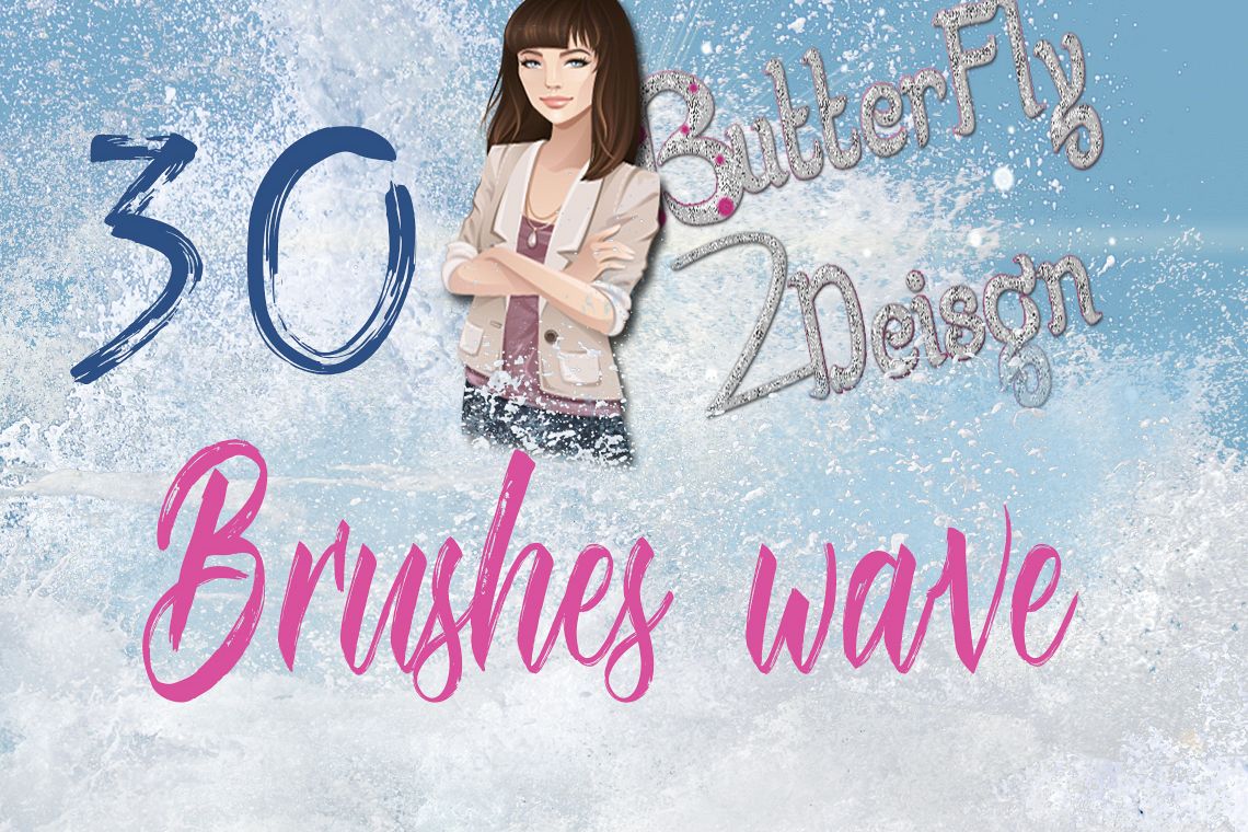 30 sea waves brushes example image 1