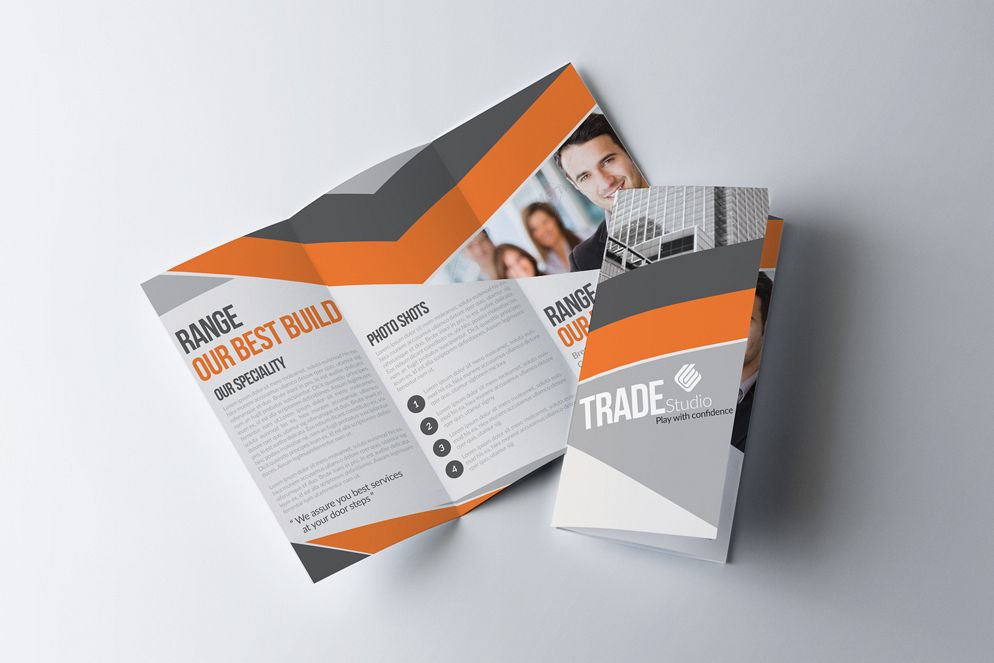 Business Corporate Trifold Brochure example image 1