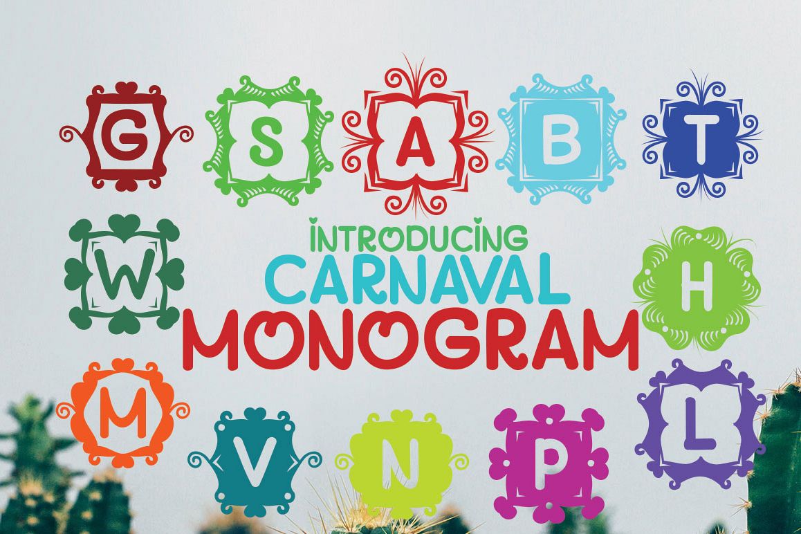 MONOGRAM CARNAVAL example image 1