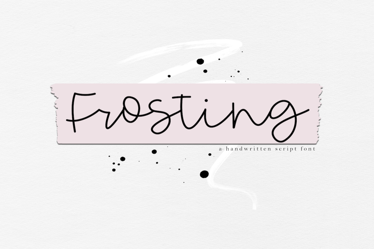 Frosting - Handwritten Script Font example image 1