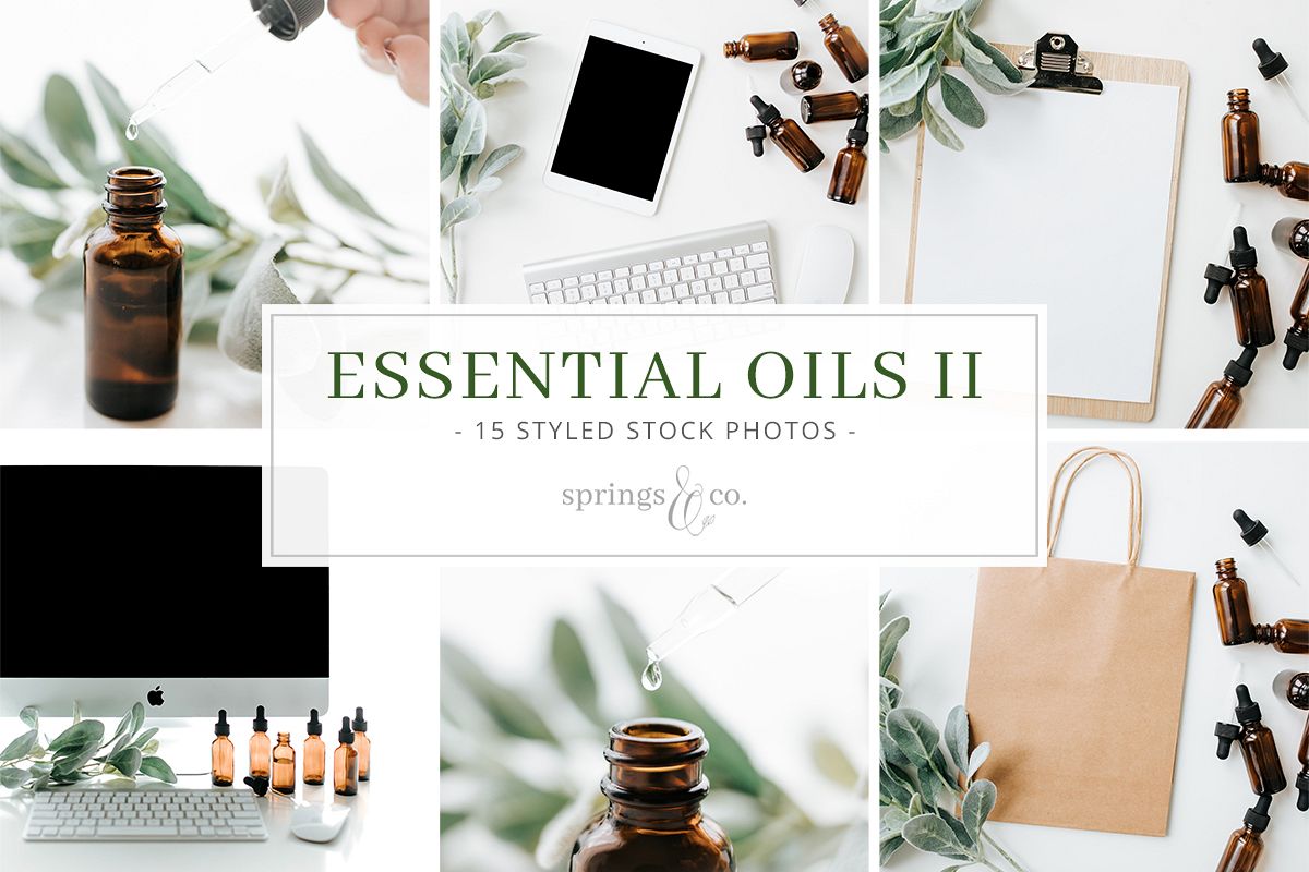 Essential Oils II Stock Photo Bundle example image 1
