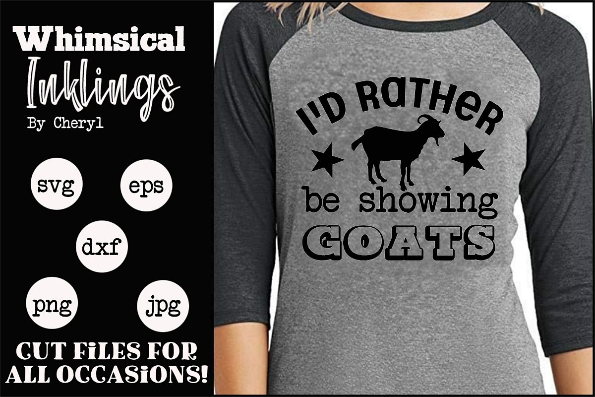 Showing Goats SVG example image 1