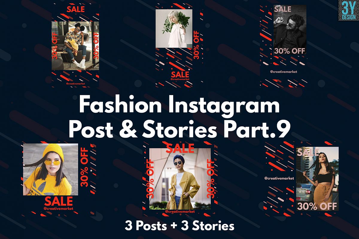 Fashion Instagram Posts & Stories example image 1