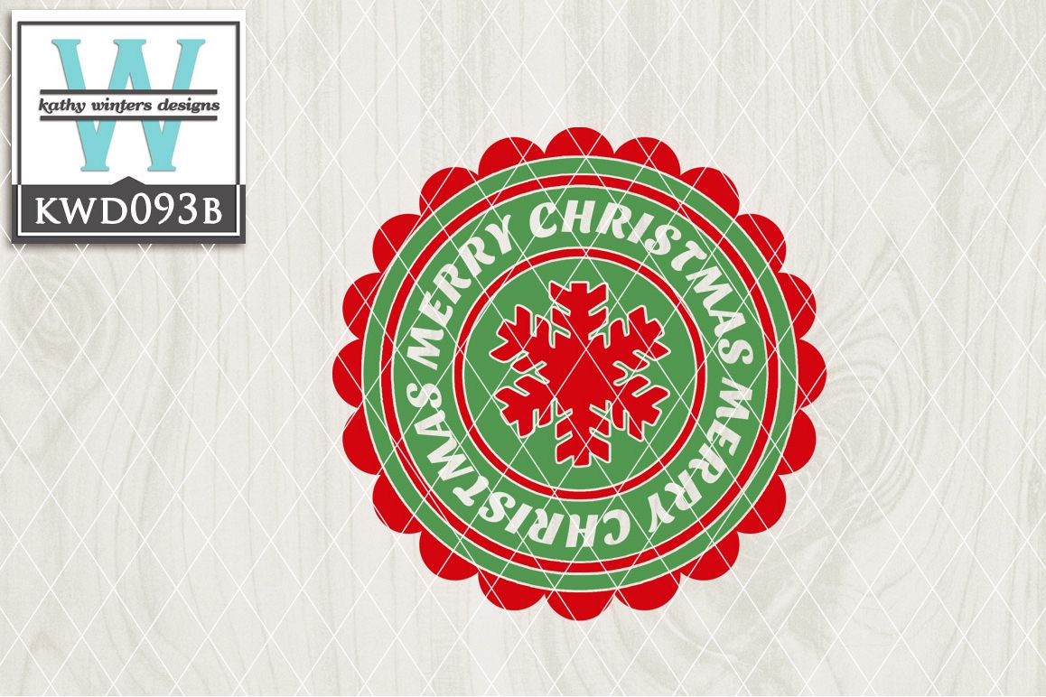 Christmas Cutting File KWD093B example image 1