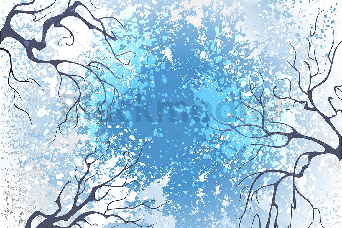 Winter branches example image 1