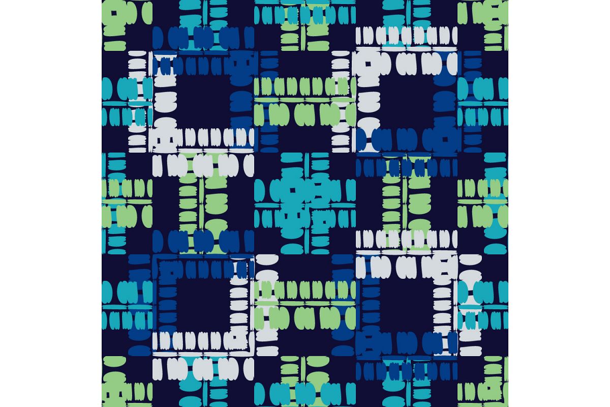 Ethnic boho ornament. Set of 10 seamless patterns. example image 1