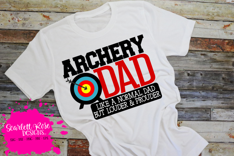 Archery Dad - Loud and Proud SVG example image 1