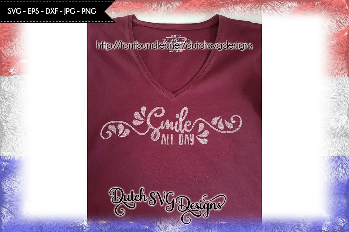 Text cutting file Smile, in Jpg Png SVG EPS DXF, for Cricut & Silhouette, smile svg, smile cut file, cricut svg, silhouette cut file, diy example image 1