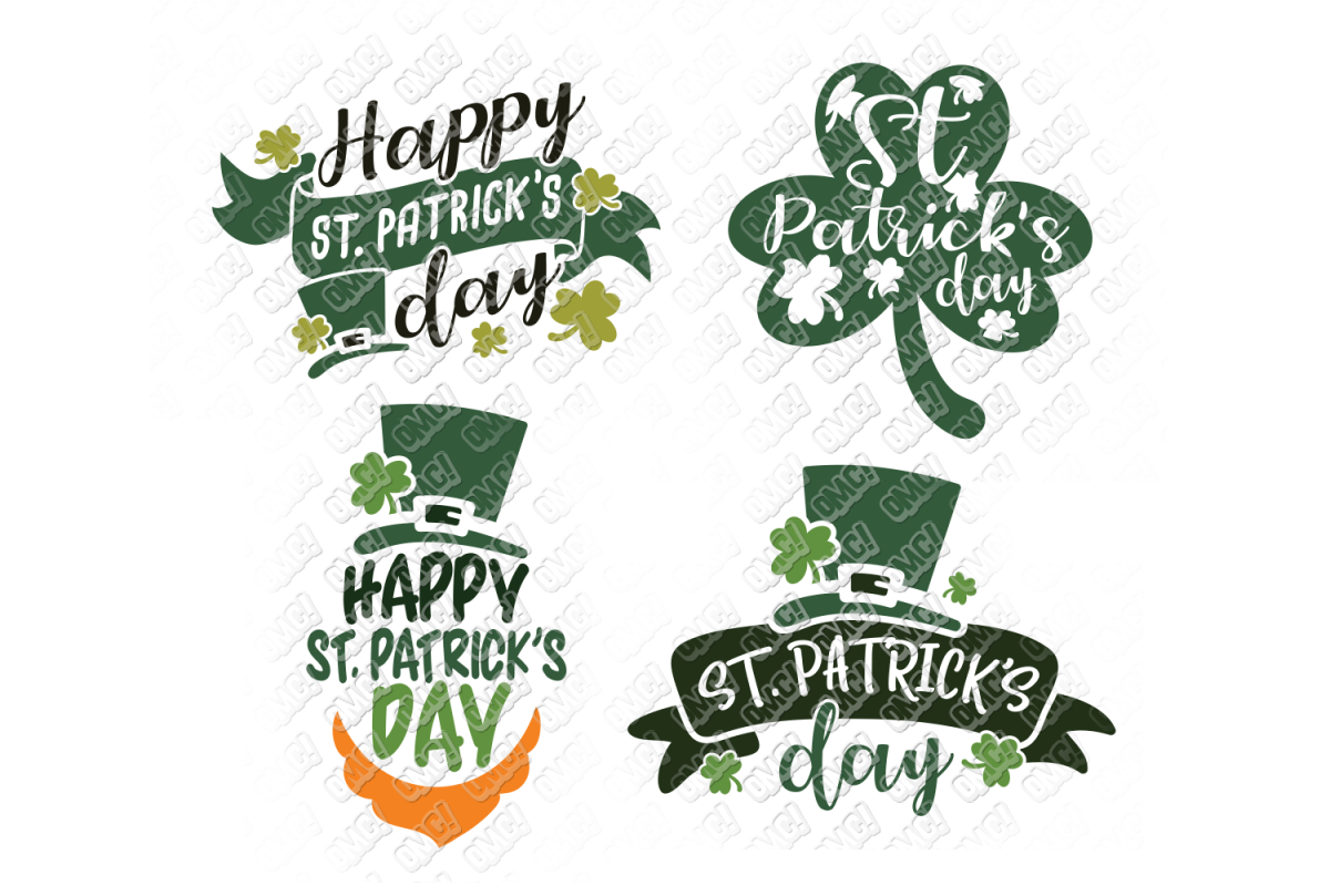 Happy St Patricks Day SVG in SVG, DXF, PNG, EPS, JPEG (197738) | Cut