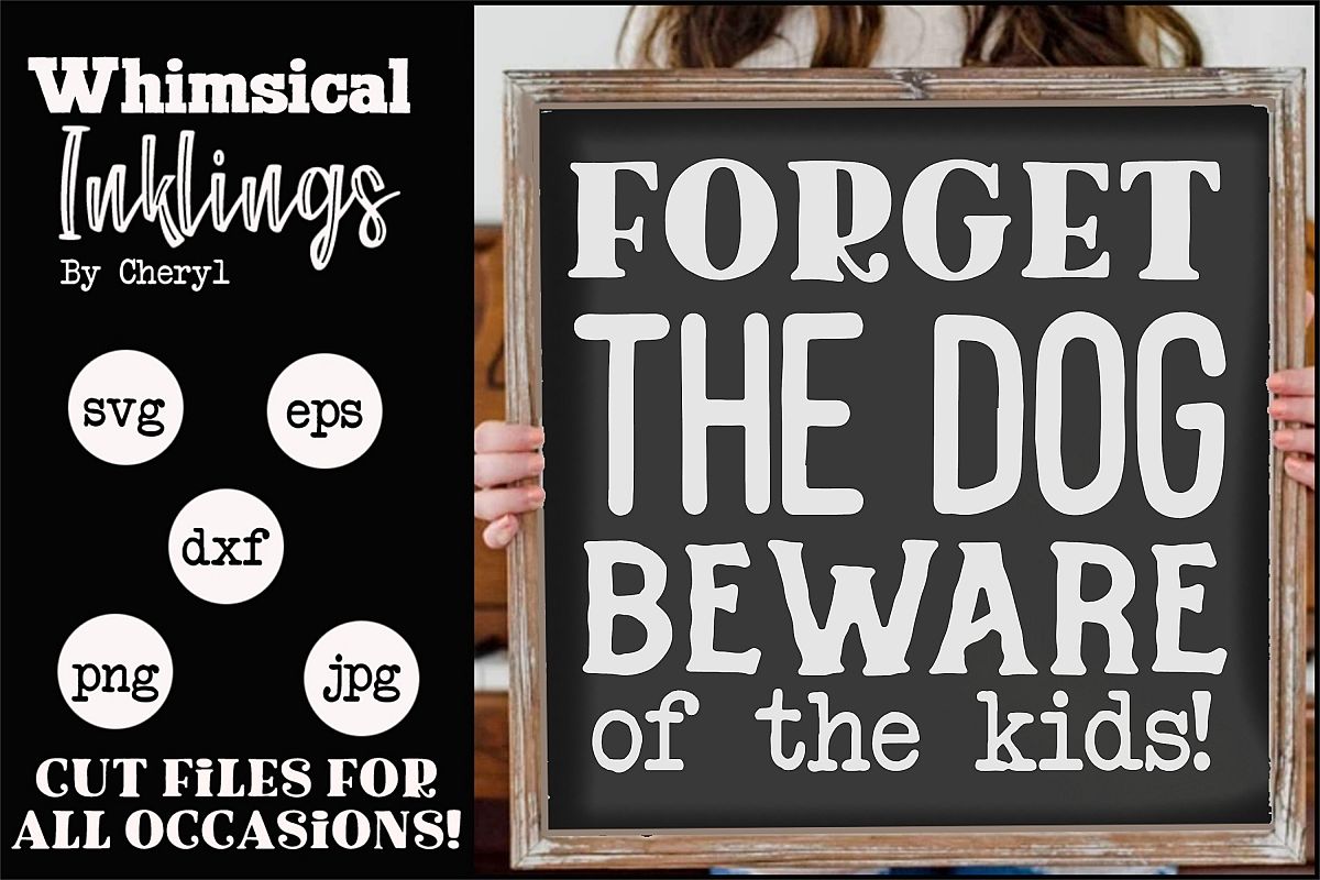 Forget The Dog SVG example image 1