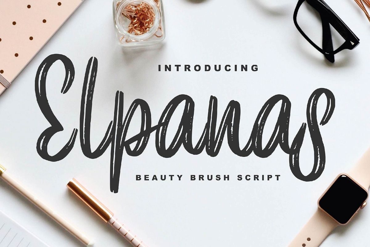 Elpanas - Beauty Brush Script example image 1