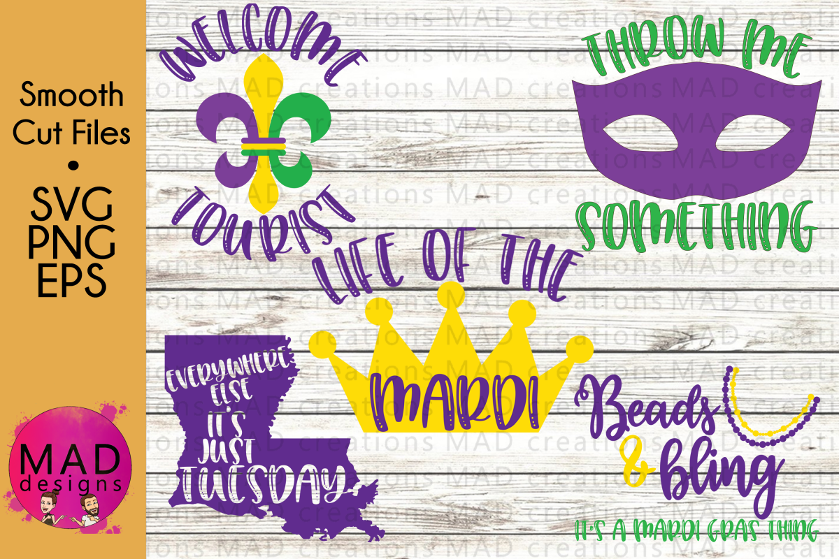 Mardi Gras SVG Bundle example image 1