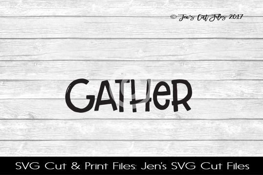 Gather SVG Cut File example image 1