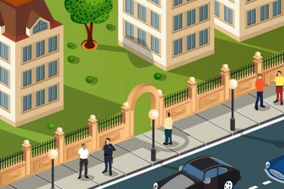 Urban vector illustration example image 1