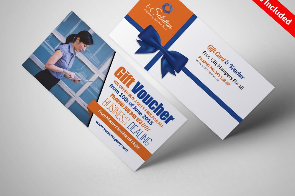 Business Vouchers Psd Template example image 1