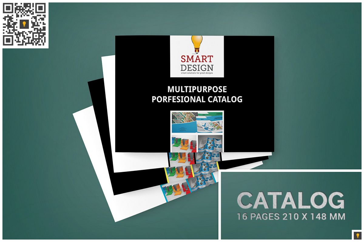Multipurpose Professional A5 Landscape Catalog example image 1